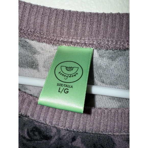 Honeydew Women's Lavender Rose Super Soft Sweater Women's Size L - Picture 2 of 3